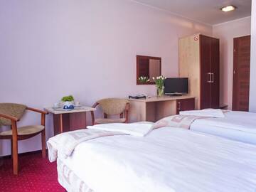 Фото номера Двухместный номер с 1 кроватью или 2 отдельными кроватями Отель Hotel Aleksander г. Устка 3